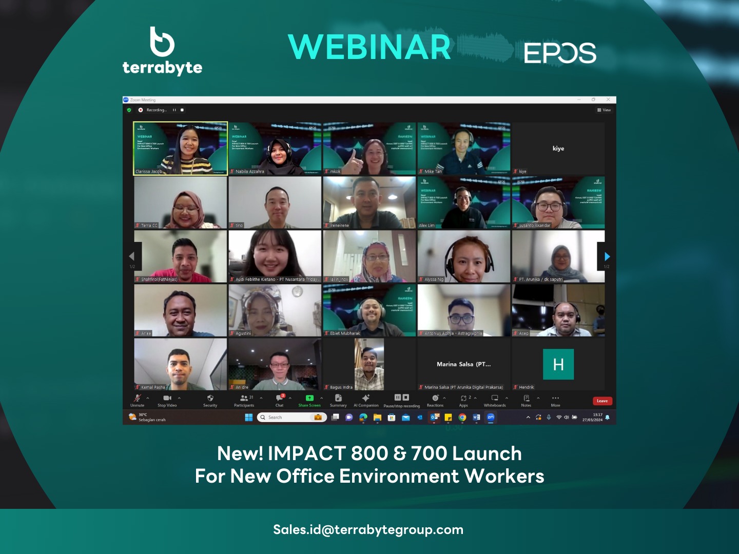 Webinar Eksklusif EPOS: Peluncuran Seri IMPACT 800 dan 700: